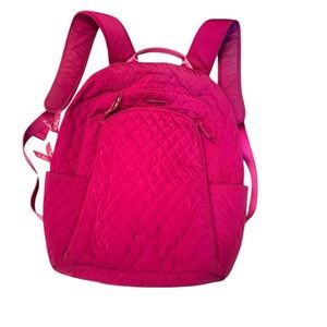 Vera Bradley Fuchsia Quilted Backpack great shape
